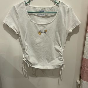 Hurley white top